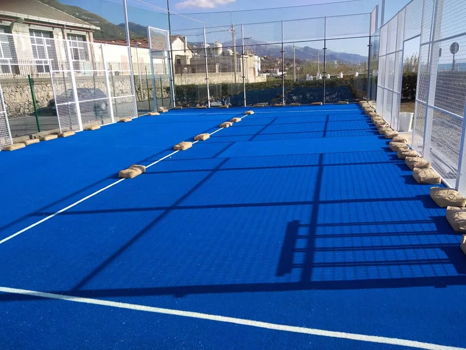 Hot Outdoor Rail Network Padel Court komplette Ausrüstung