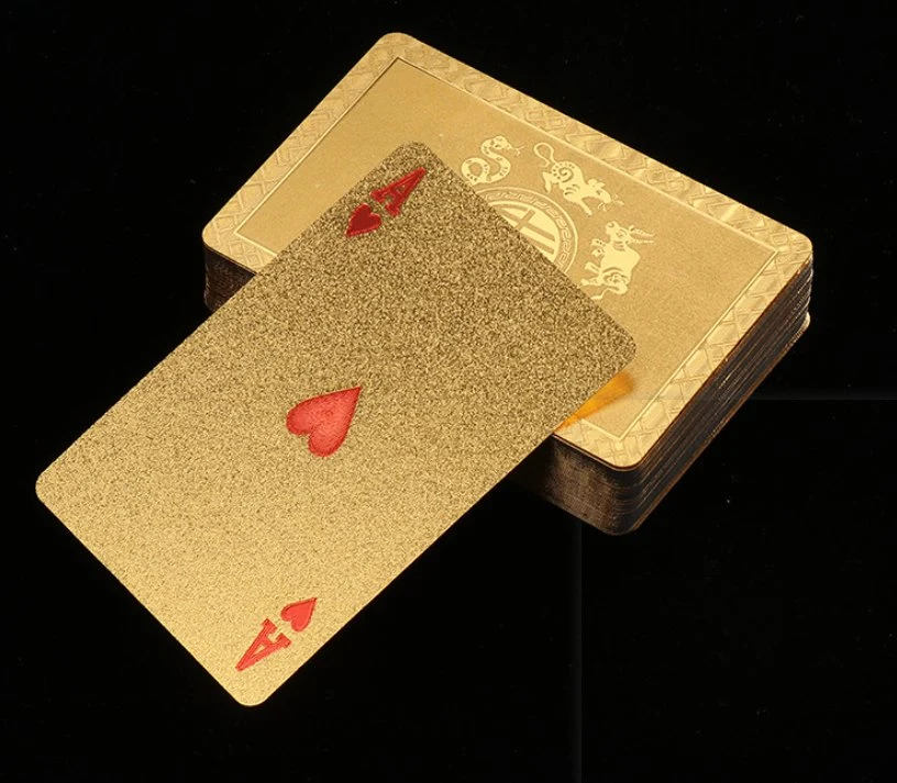 Custom Promation Advertising PVC Pet Plastic Playing Cards Poker Bridge Tarot Game Cards