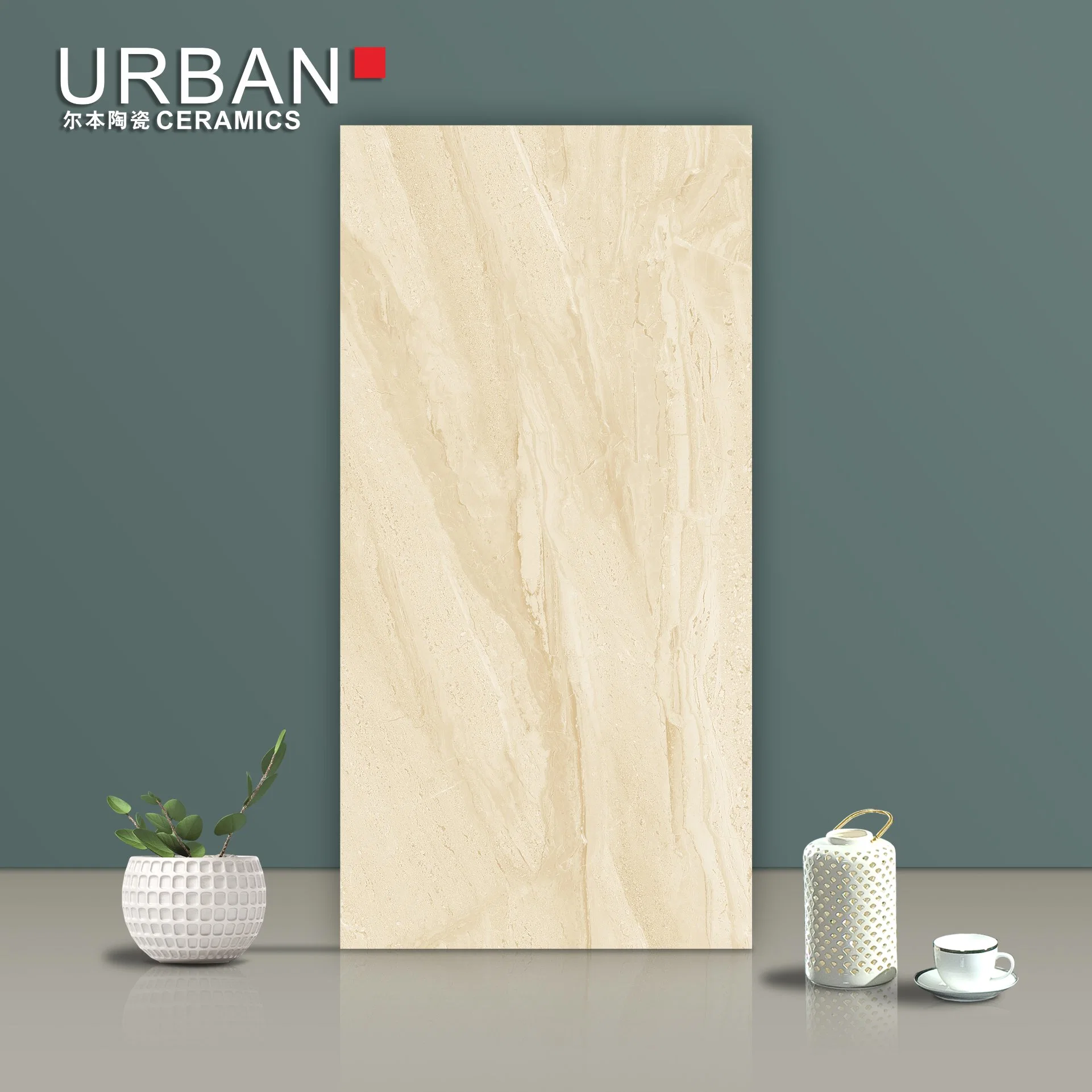 Foshan Good Quality 600X1200mm Bathroom Glazed Polished Porcelain Floor Tile