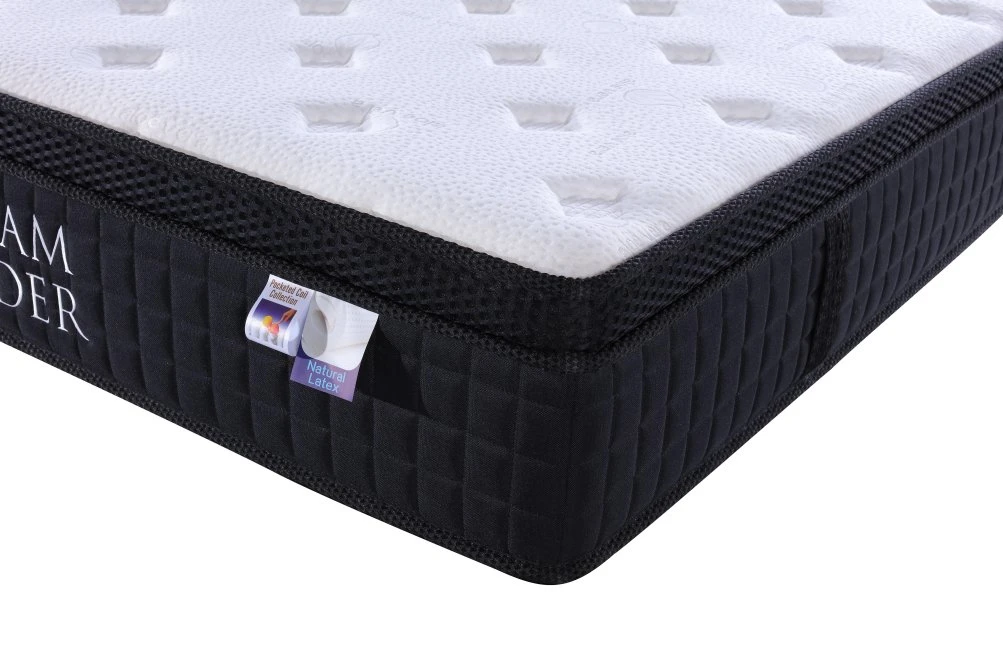 OEM Euro Top 3 Zone Pocket Spring Mattress with Latex and Foam