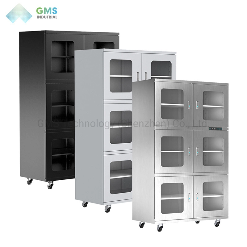 1%Rh Stainless Steel Moisture-Proof Humidity Chamber Nitrogen Dry Cabinet