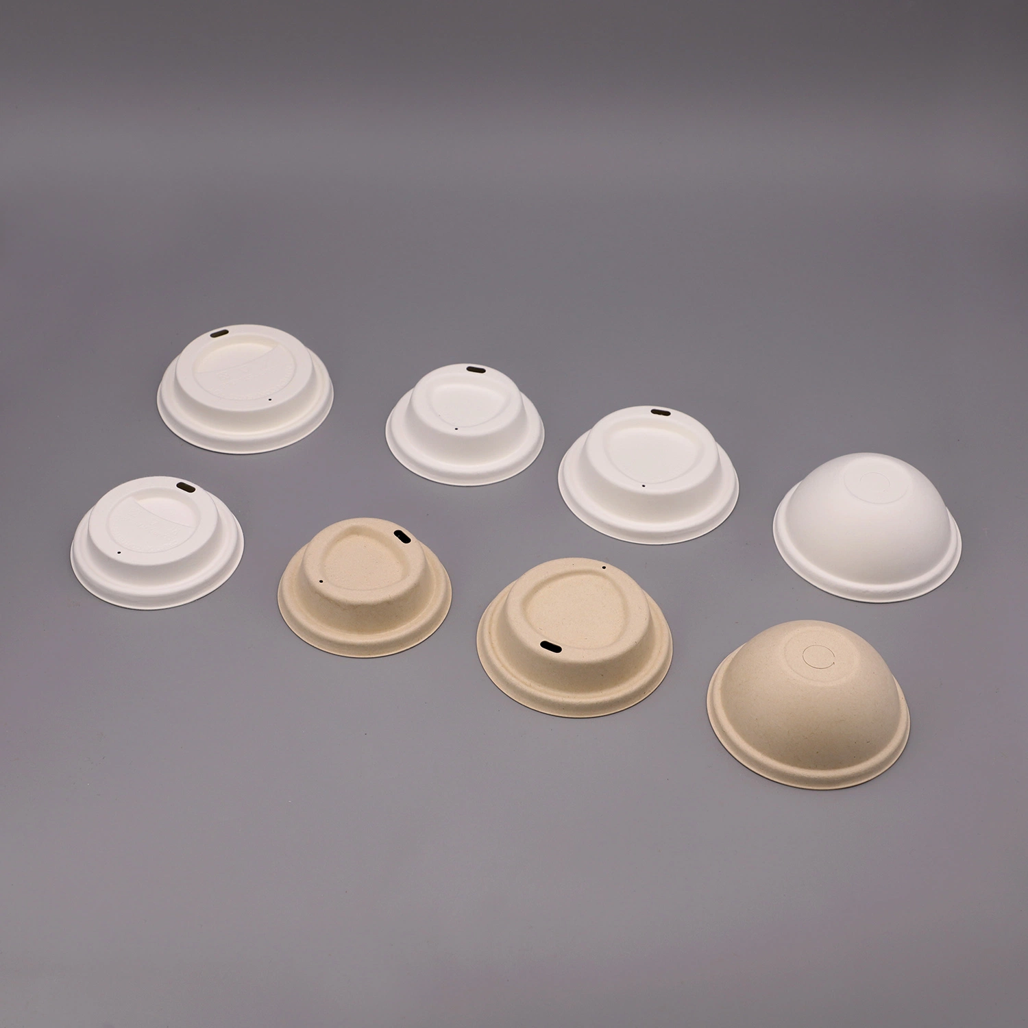 Biodegradable Paper Bagasse coffee Cup Lid