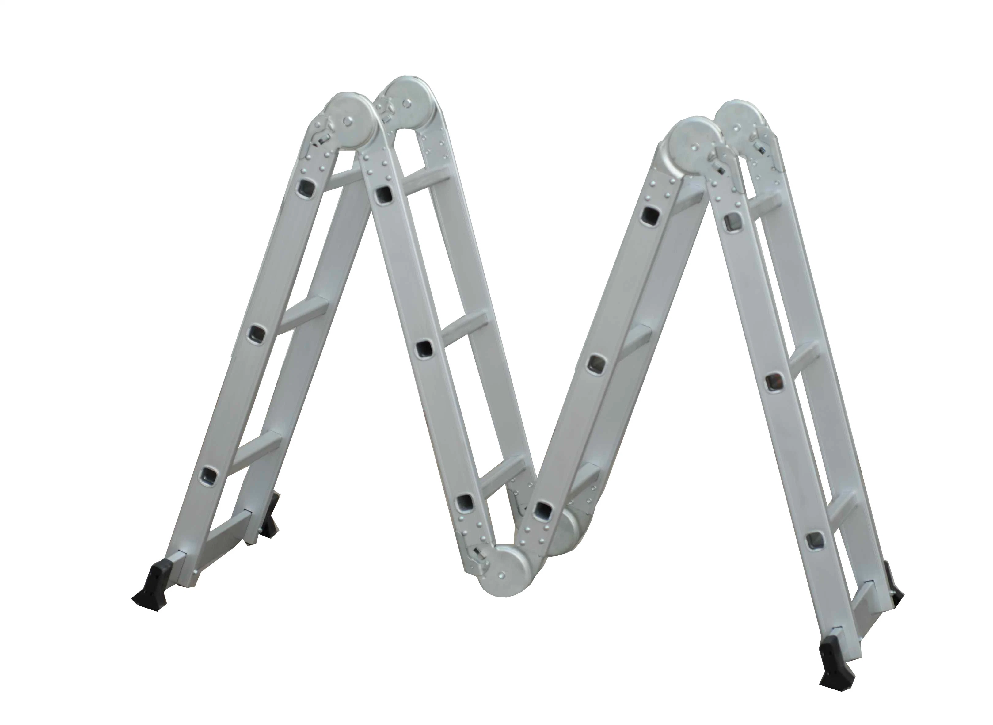 Multipurpose Aluminum Folding Joint Ladder 4X2 Steps for Staircase