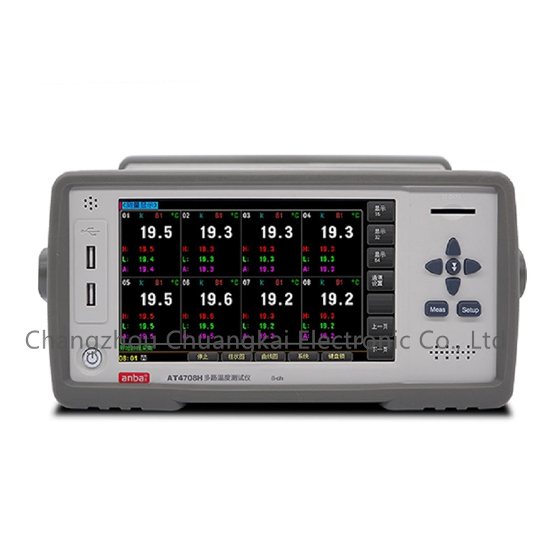 Anbai At4708 Multi-Channel Temperature Data Temperature Meter