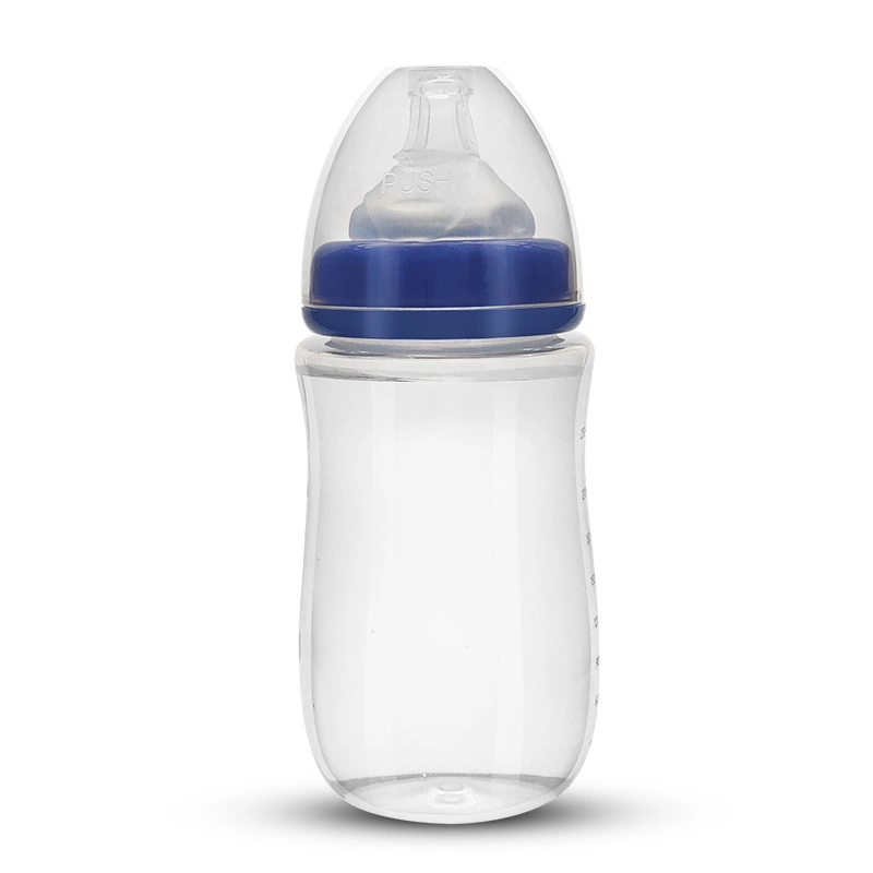 Factory Own Mold Wide Neck Universal Lid Plastic Feeder Baby Bottle