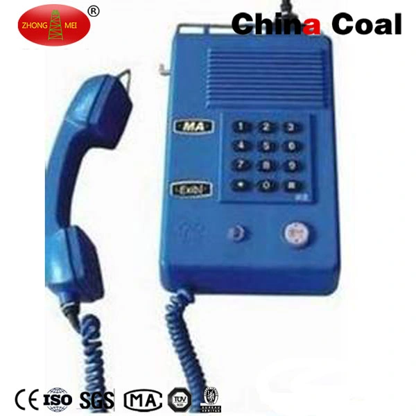 تستخدم منجم الفحم من الفئة KTH الهواتف المضادة للانفجار التي تعدين الهاتف