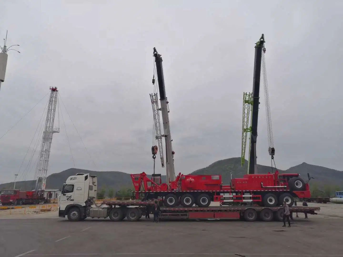 Perforación de alta calidad de aceite doméstico Xj-250 pozo de petróleo reacondicionamiento Rig