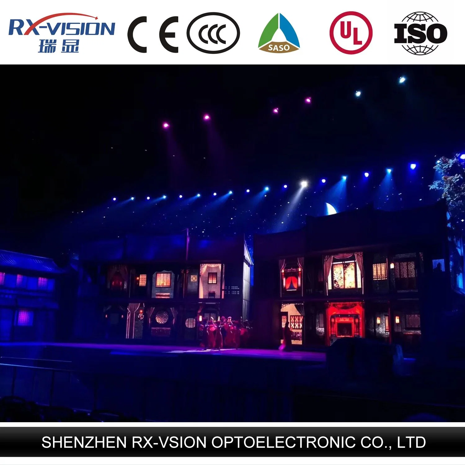 P3.91 High Resolution Stage Indoor Full Color Die-Casting Aluminum Rental LED Display