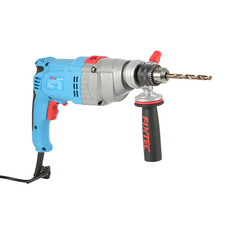 Fixtec China Professional 1050W Electric Drill 13mm Chuck Corded Impact Drill Electric Power Tools