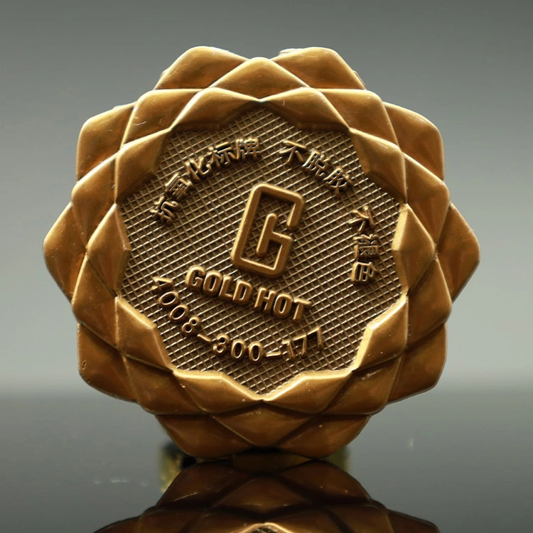 Metall Handwerk Werbung Marke Logo Medaillon Medaille Memento Münze Schlüsselanhänger Abzeichen Anhänger Emblem Art Craft