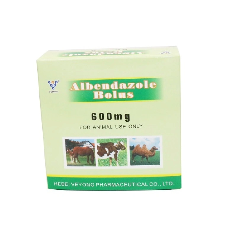 GMP Fabricante Farmacéutica Veterinaria medicamentos Albendazole Bolus 18g: 2500mg medicamentos para animales