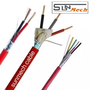 نظام أمان الحريق من نوع AWG المقاوم لنشوب حريق باستخدام كابل الإنذار 14AWG