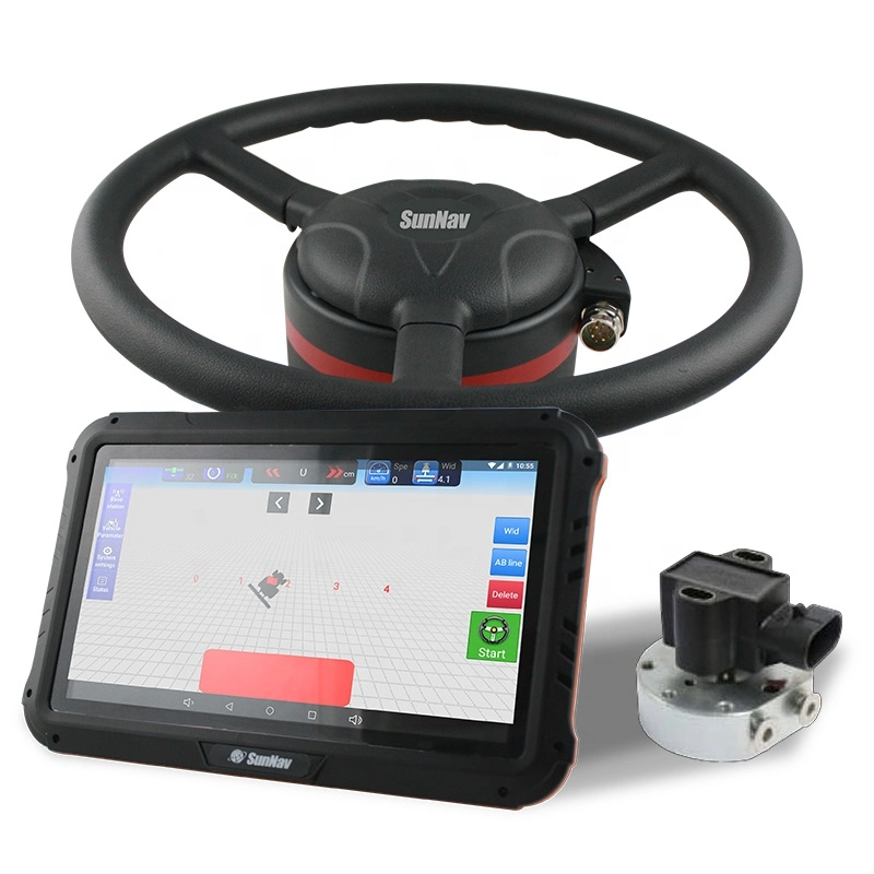 Kit do sistema de direcção automática do tractor GPS precisão do sistema de direcção automática Agricultura Trimble CFX 750 Auto