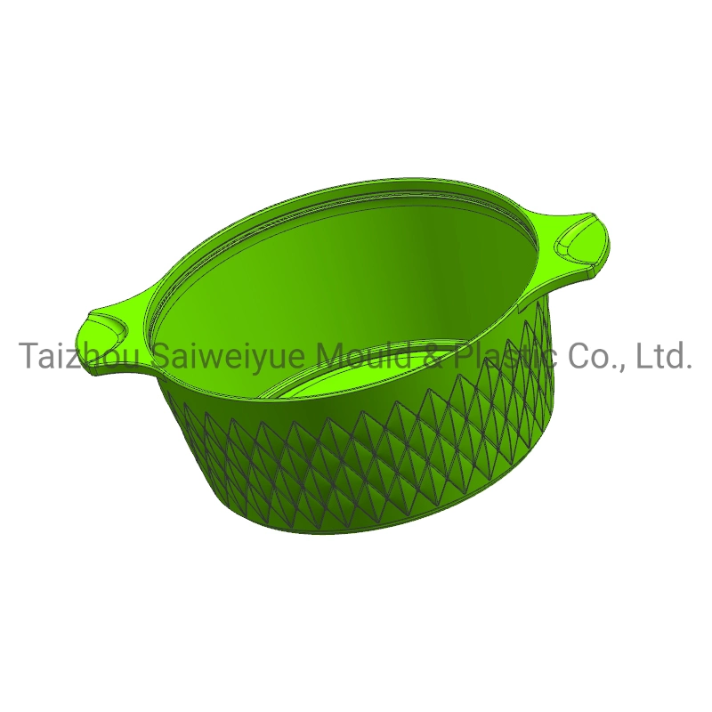 Plastic Round Cake Bread Container PP Drink Bottle Wine Basin Injection Mould