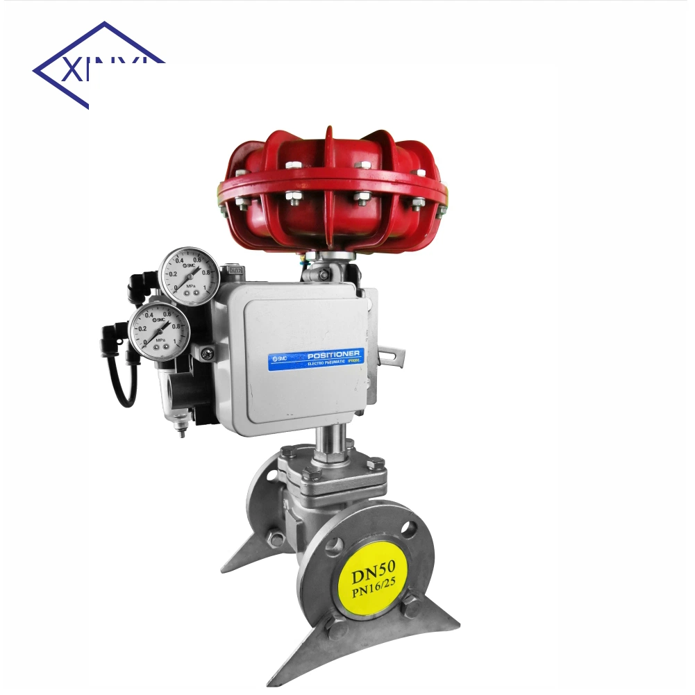 Xysp20 Pneumatic Film Valve Steam Temperature Proportional Control Valve with SMC Positioner Product