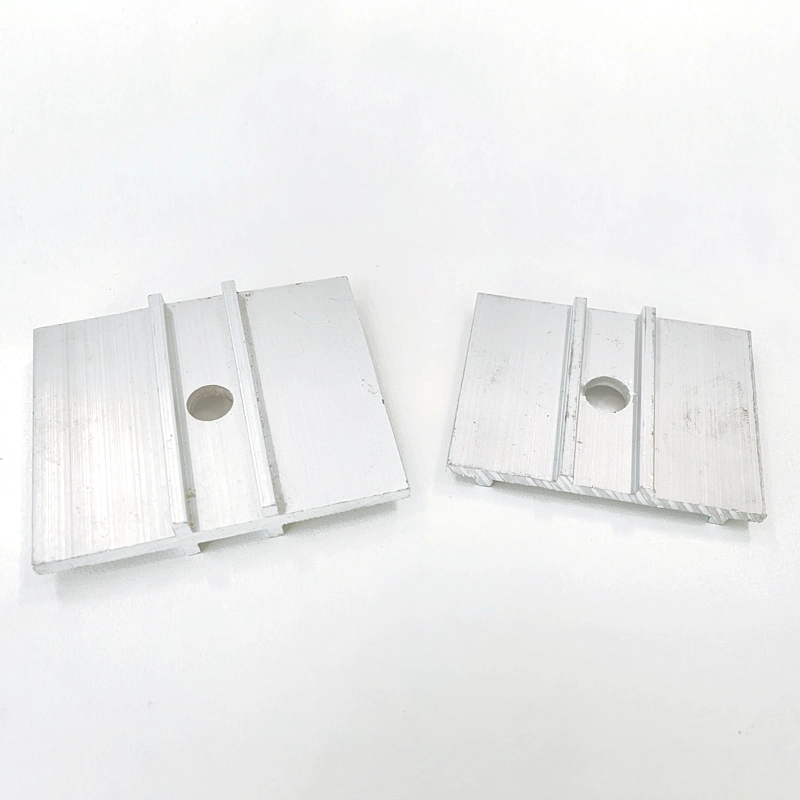 Photovoltaic Bracket Accessories Aluminum Alloy Gasket Plate Side Supporting Gasket