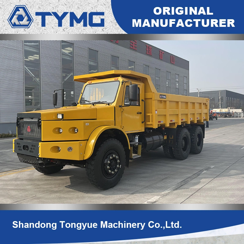 Powerful 10-Wheel Dump Truck for Transporting Heavy Loads in Mining Environments