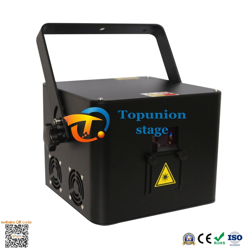 Hot sale Full Color DMX laser KTV Club DJ Disco Laser lumineux d'animation RVB 2 W.