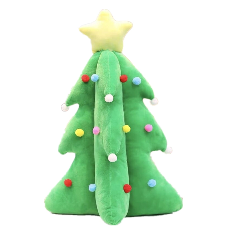 OEM Wholesale LED Lighting Plush Musical Xmas Tree