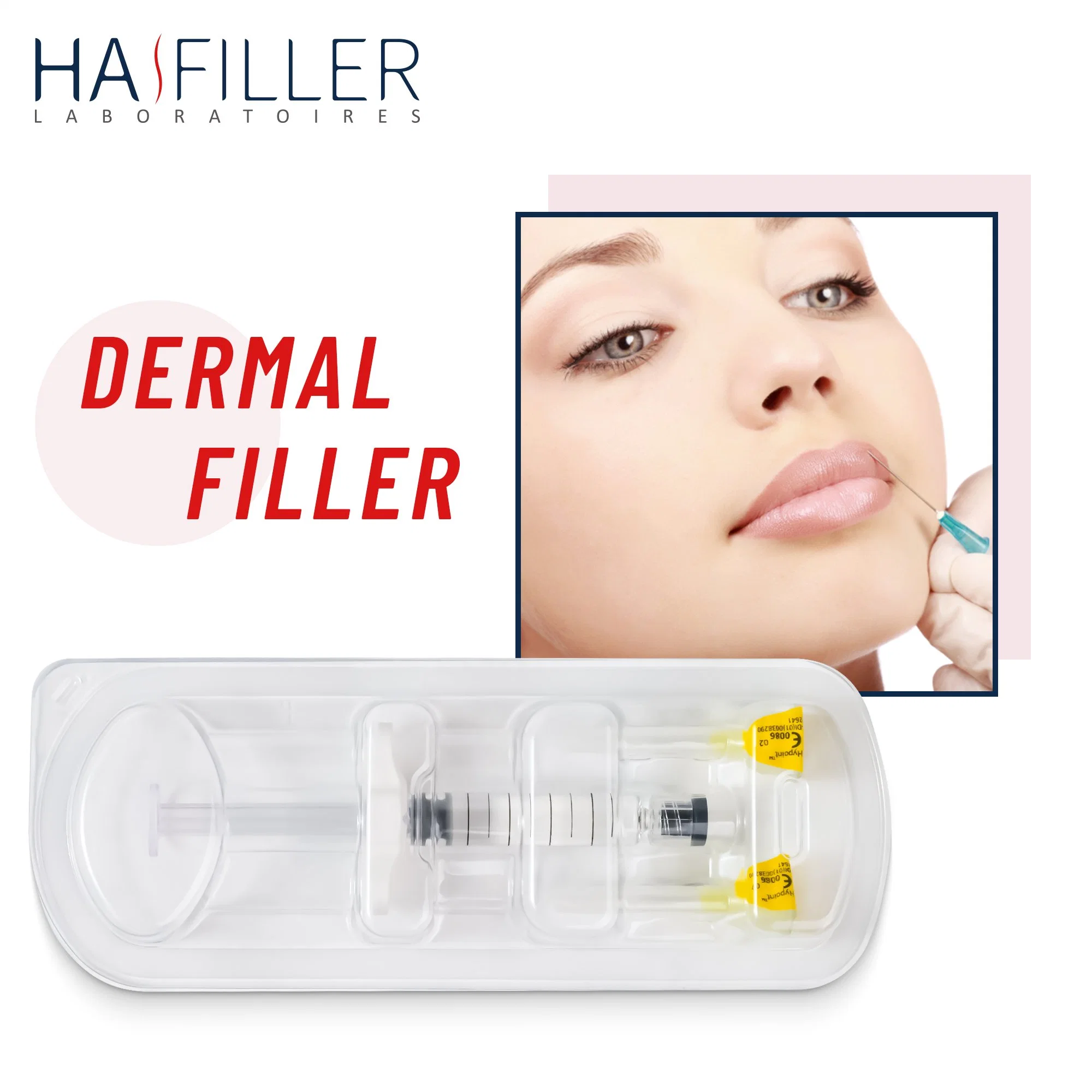 Medical Product Hyaluronic Acid 2ml Dermal Filler Facial Anti-Aging Lip Augmentation Filler Injection