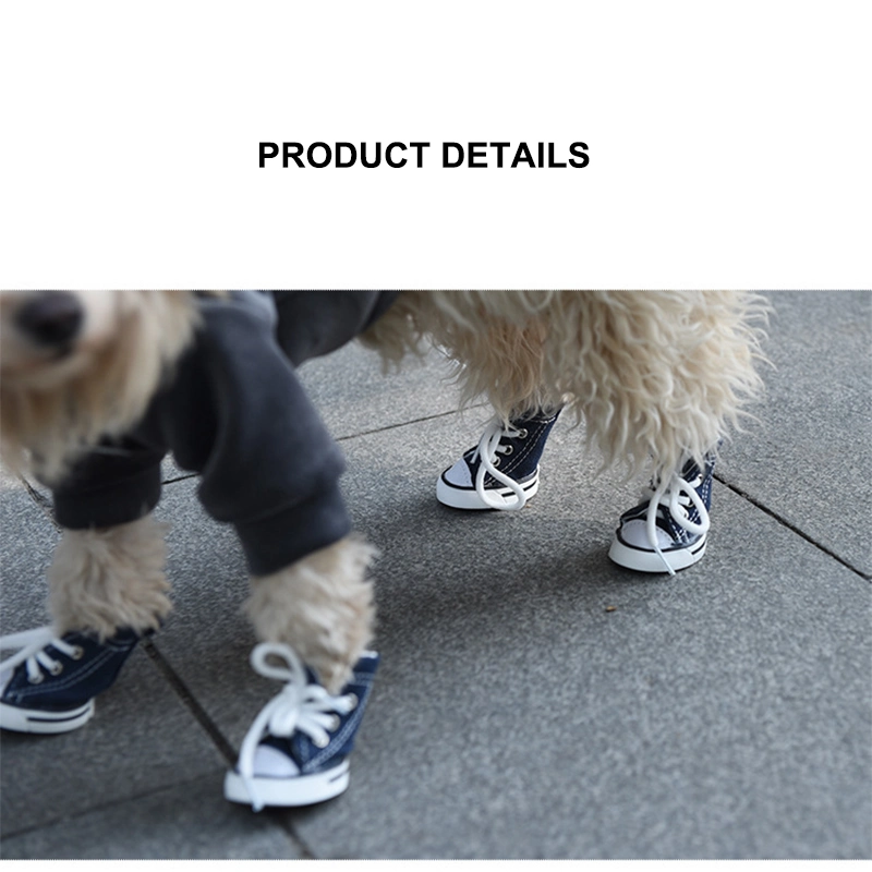 Zapatos para mascotas al aire libre impermeable zapatos de lona duradera para perros impermeables