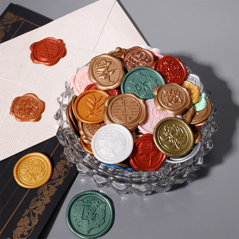 Customized Design Sealing Wax Stickers Wax Stamp Sticker