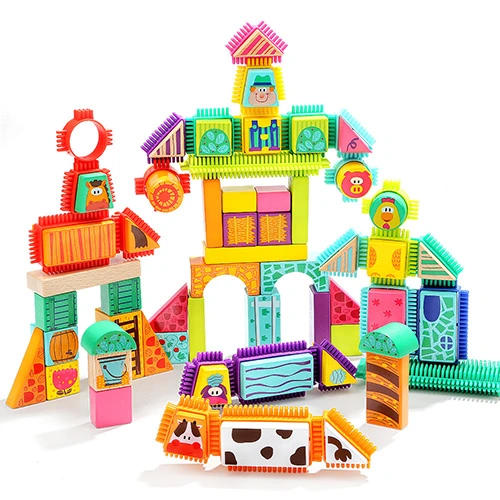 Topbright Wooden Children Building Blocks Toy Juguete De China