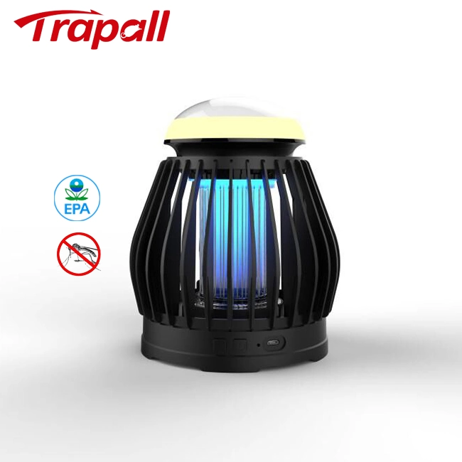 Indoor Battery USB Charging LED Bug Zapper UV Electric Mosquito Killer Lamp