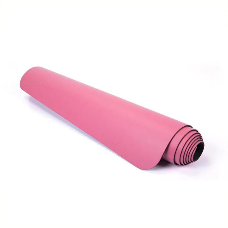 Baby Soft Pink Anti Slip Eco Friendly Custom 4mm PU Yoga Mat