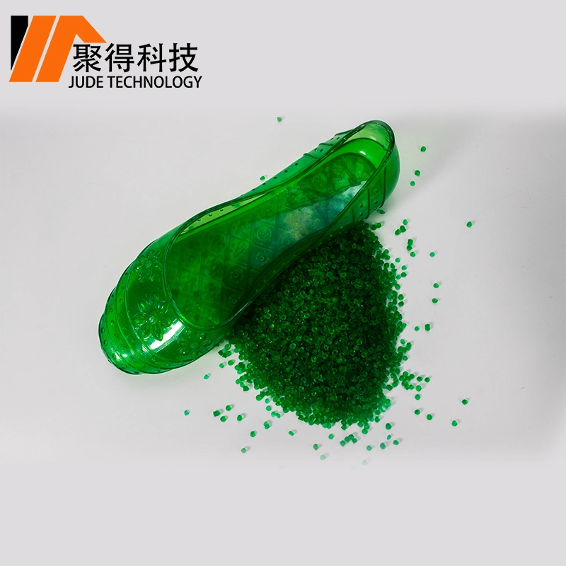 Eco-Friendly Clear Transparent Crystal Flexible PVC Granules Compound for Shoes Rain Boots