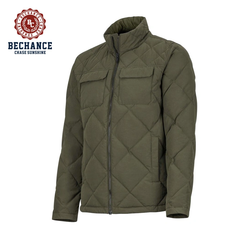 Men's Factory Outlet invierno cálido Down Jacket chaqueta de algodón ligero