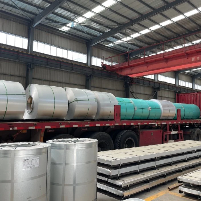 Coil Aluzinc Sheets 55% Aluminium 43% Zinc Coated Metal Galvalume Steel