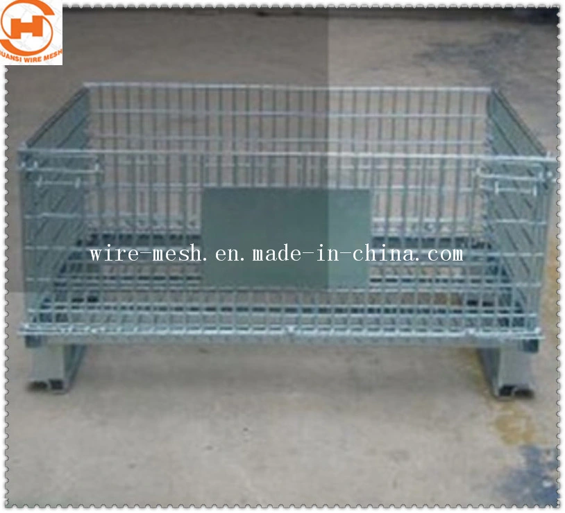 Entrepôt de stockage de personnalisation de Heavy Duty Steel Metal Wire Mesh Cage d'entrepôt