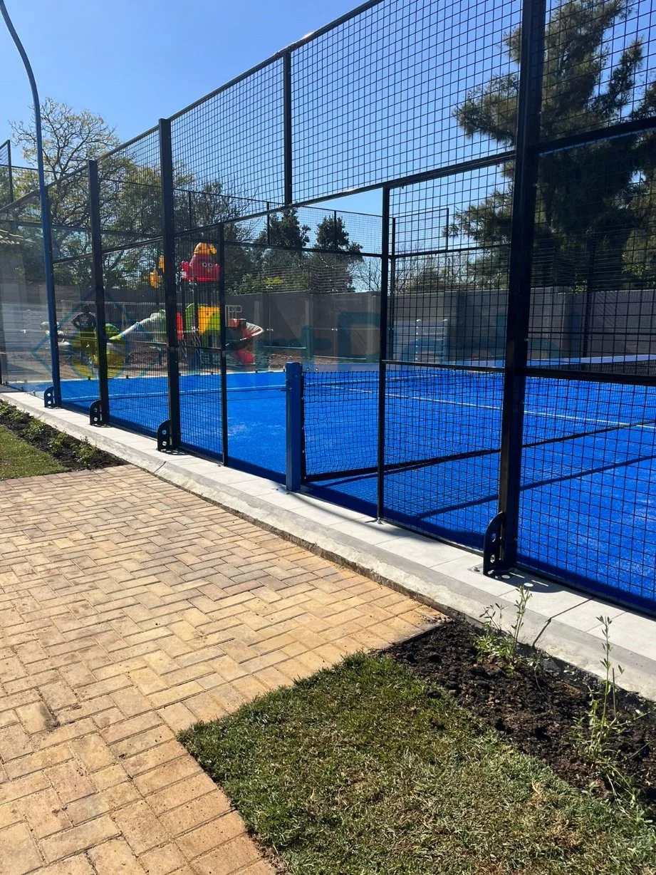 Indoor and Outdoor Super Panoramic Paddle Tennis Court