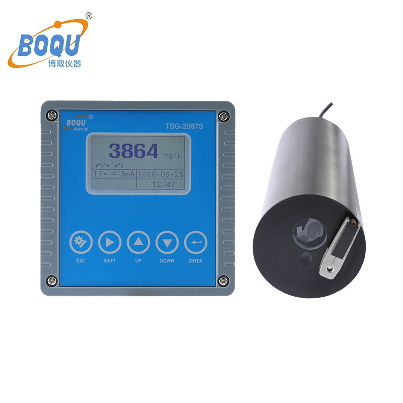 Boqu Tsg-2087s with Auto-Cleaning Function and Titanium Alloy Material Measuring Sea Water and Marine Aquarium Online Total Suspended Solid Meter