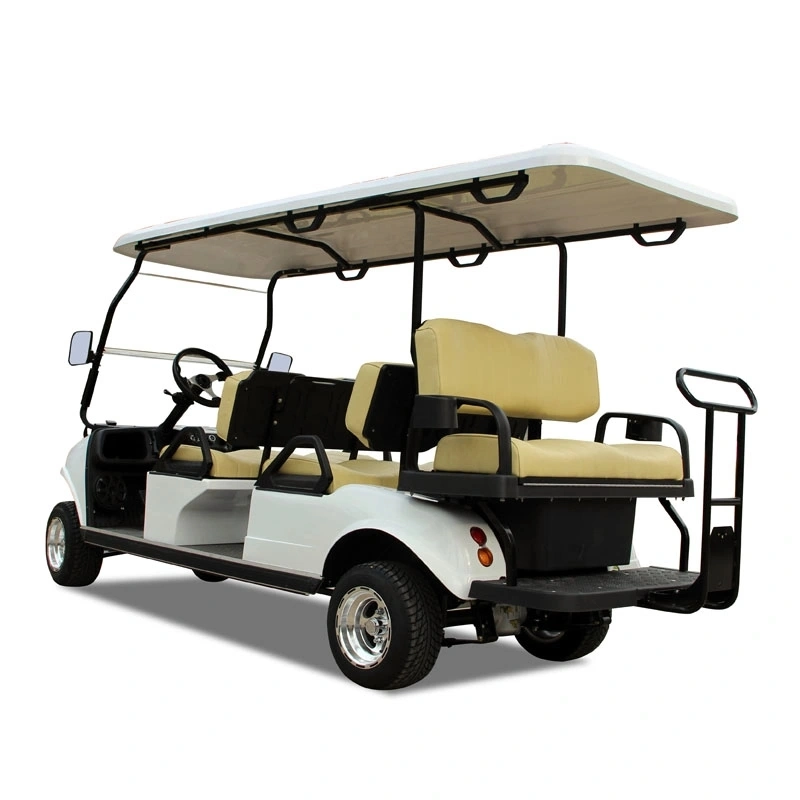 Factory Direct 6 asientos de coche de golf eléctrico con caja de carga