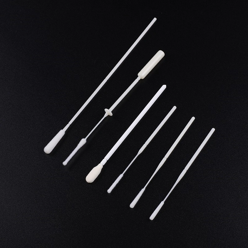 Disposable Self Sampling Nasal Swab Sterile Medical Sample Collection Swab Nylon Swab