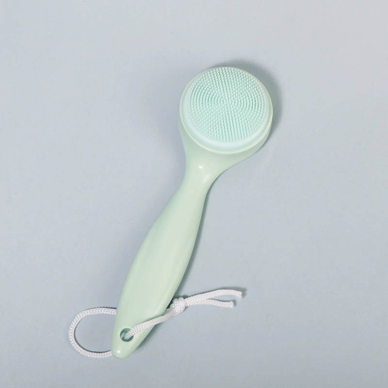 Long Handle Silicone Facial Cleaning Brush for Daily Use