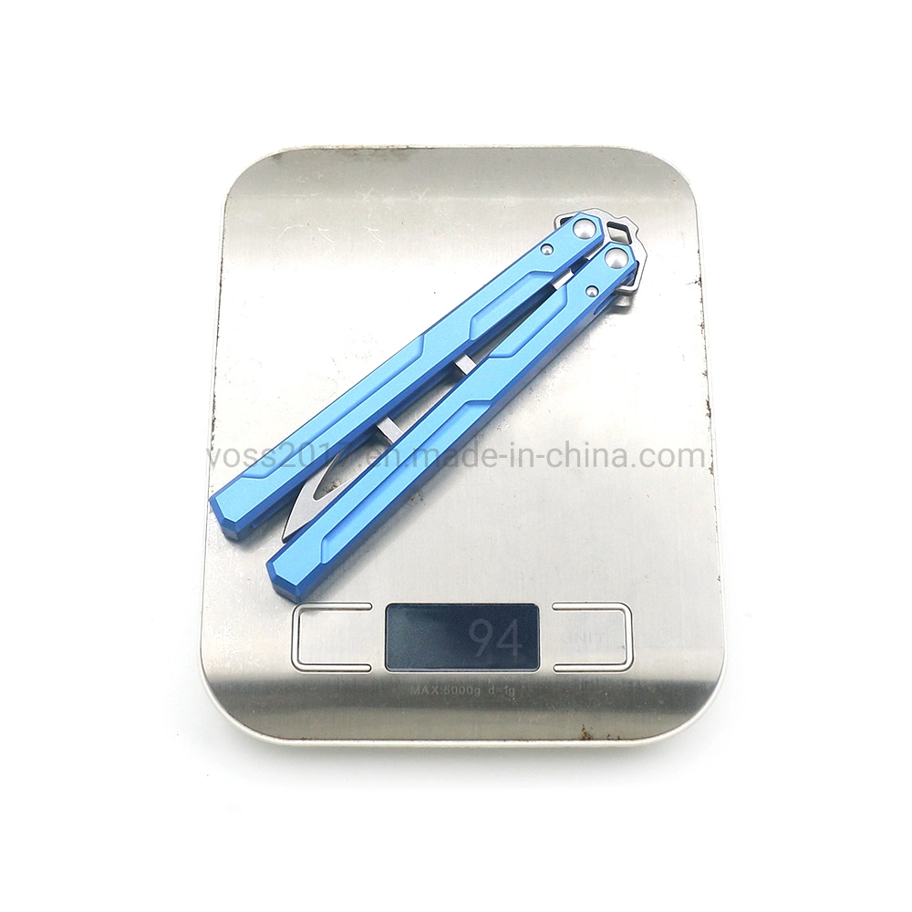 Kershaw Navaja Mariposa 5150 Mango de aluminio integrado de alta calidad cuchillo Balisong práctica CNC