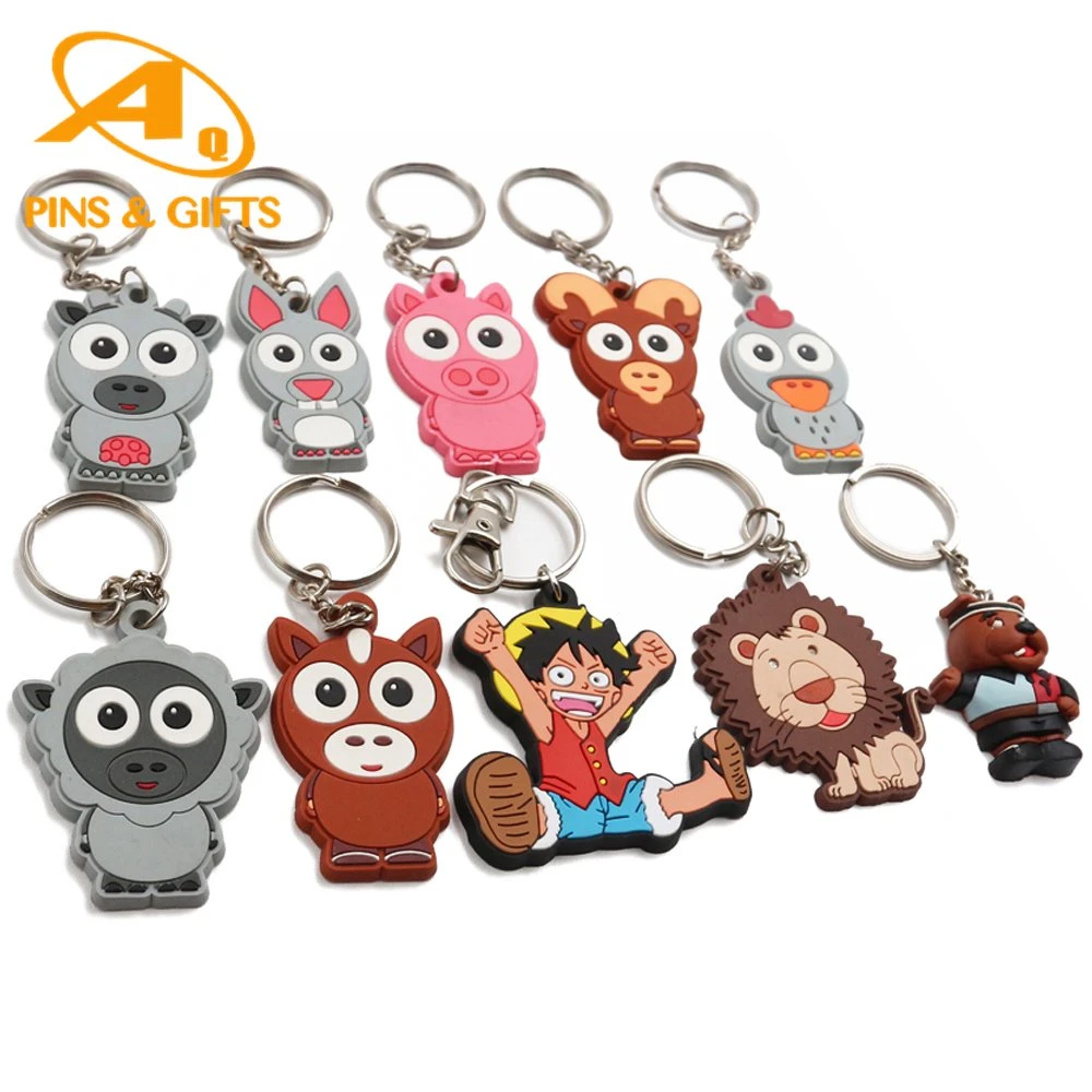 Price Carabina Pocket Ckey Ring Silicone Wholesale Trolley Tokens Photo Insert Metal PVC Rubber Jordan Anime Keychain