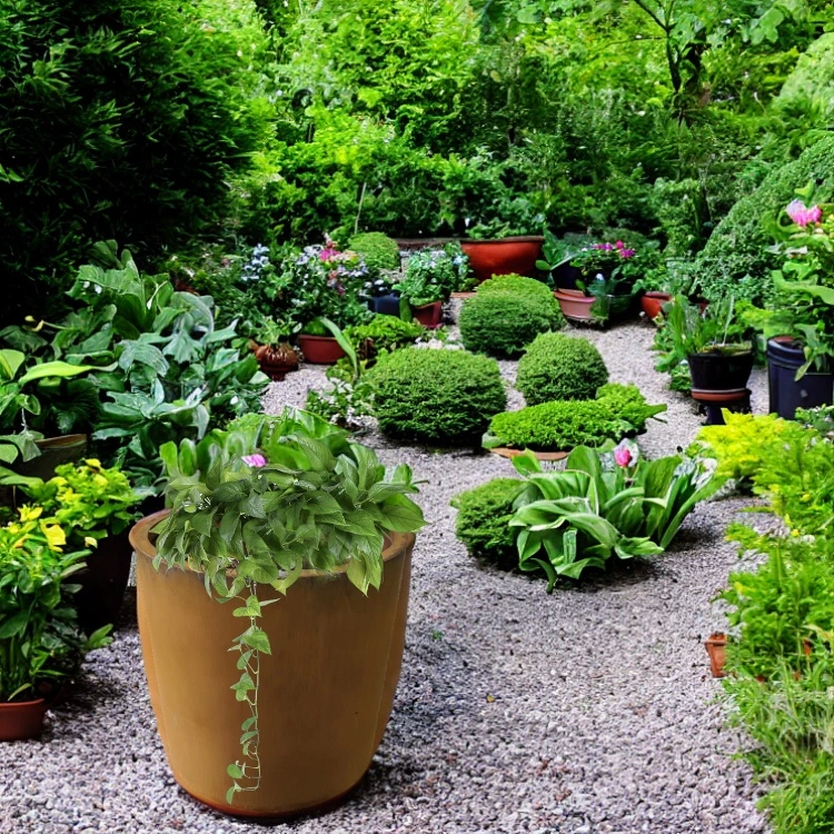 Rusty Corten Planter Garden Hanging Flower Pot