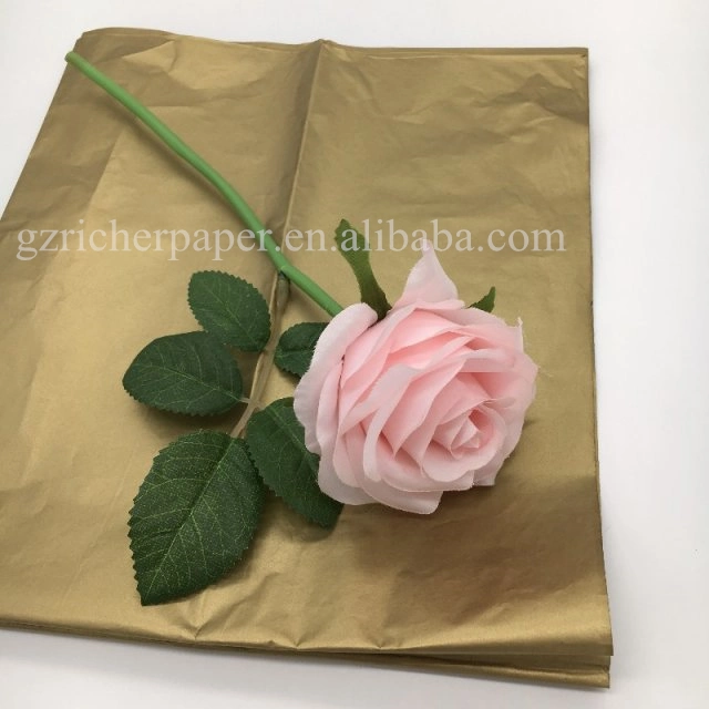 Custom Gold Brand Logo Printing Gift Wrapping Tissue Paper for Packing