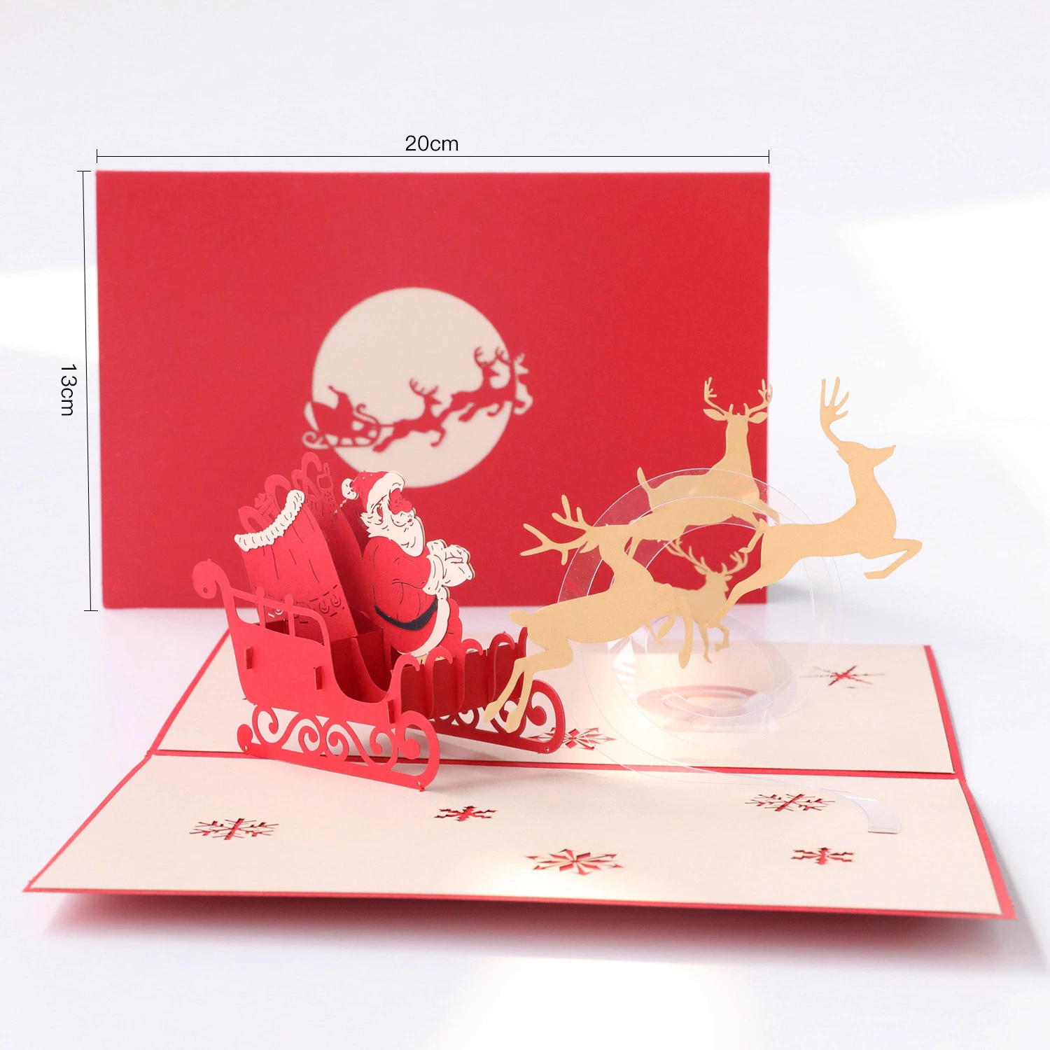 Wholesale/Supplier 3D Pop up Christmas Holiday Greeting Cards Papercraft Gift