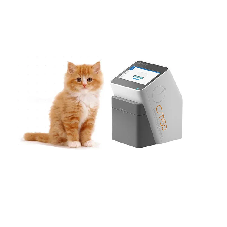 Factory Direct Sales Cm-50vet Automatic Veterinary Biochemistry Analyzer for Glucose Glu Test