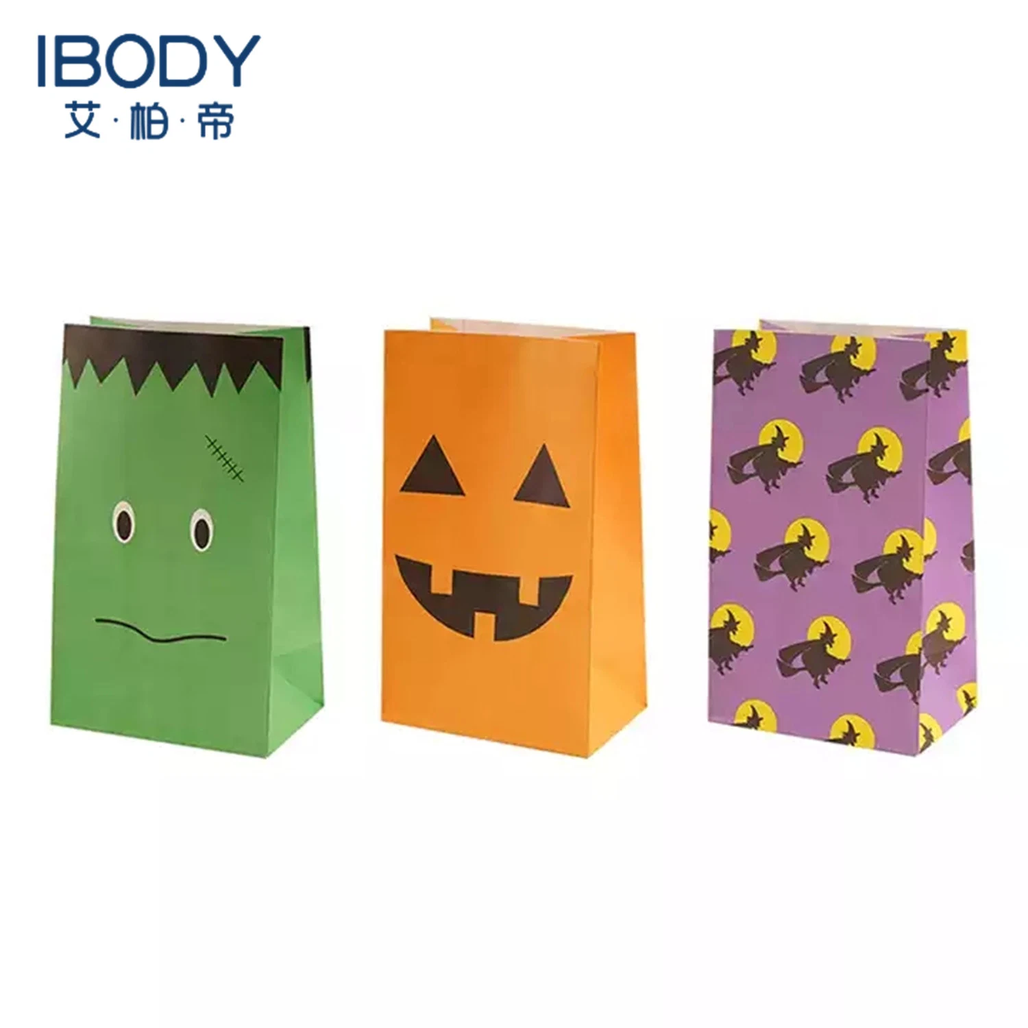 Los niños Halloween Trick parte Bolsas de regalos para el truco o trato Candy Embalaje de regalo Bolsa Bolsas de regalos