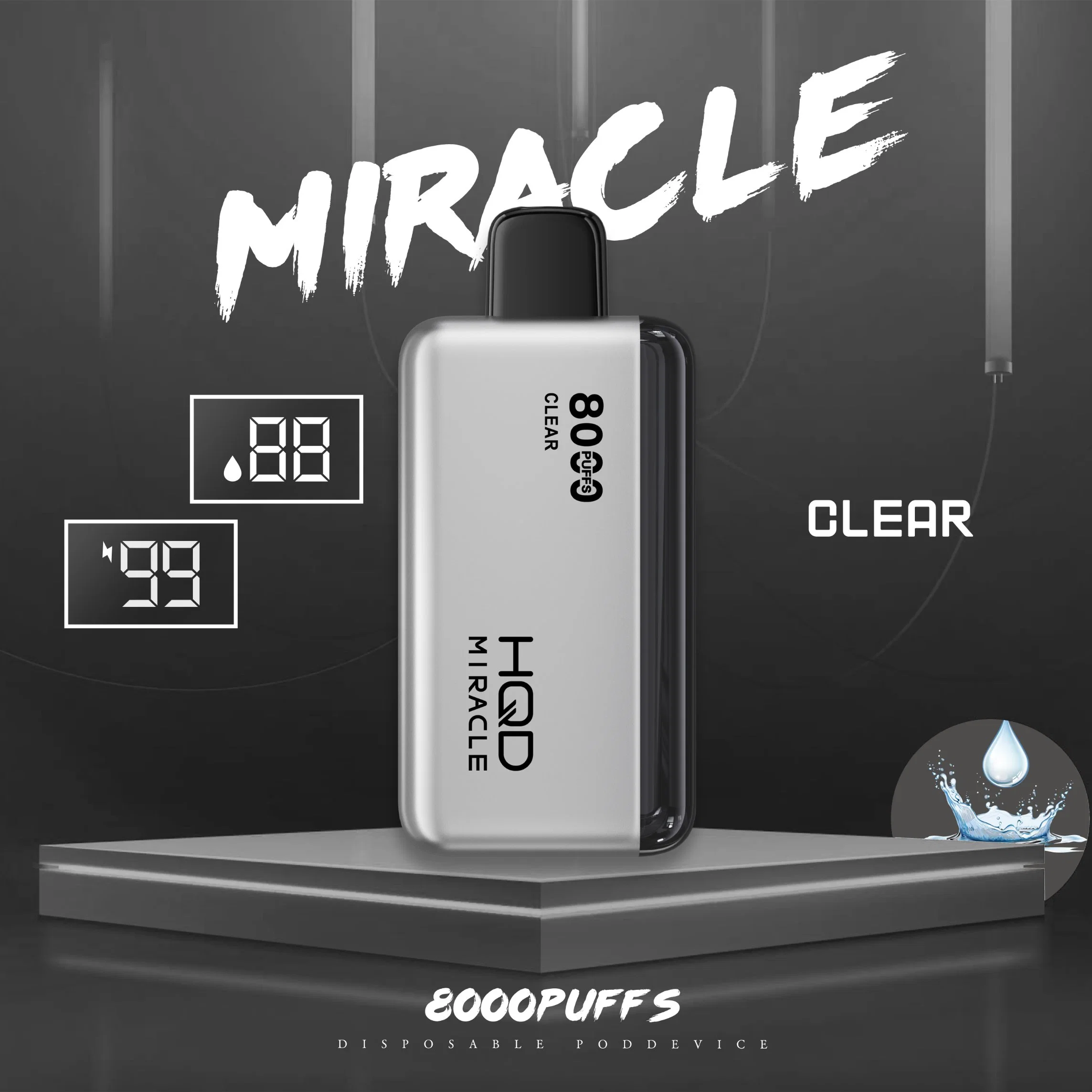 New Product Hqd H109 Miracle 8000 Puffs Disposable/Chargeable Vape