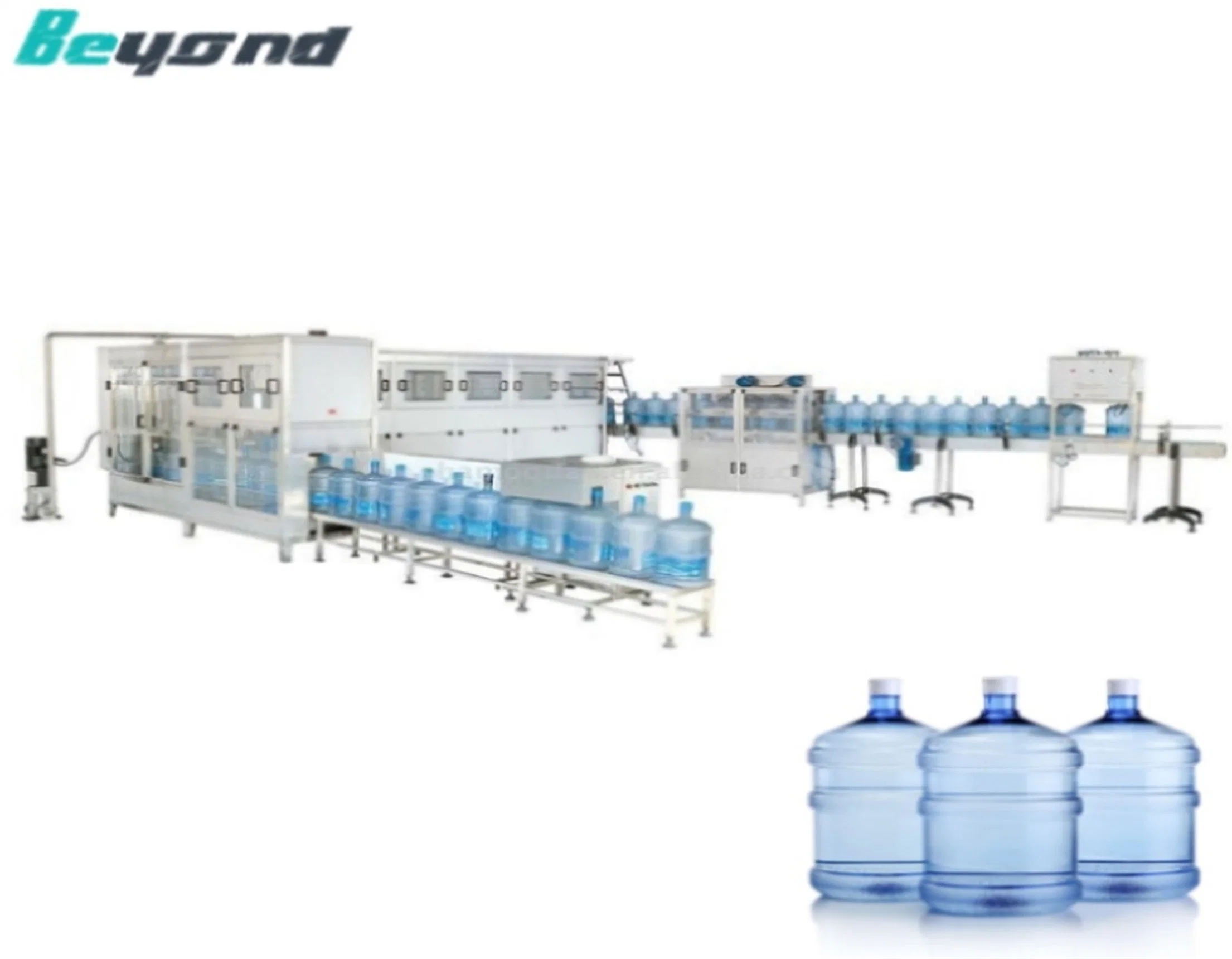100-2000bph 3 Gallon barril agua mineral llenado de botellas de agua pura Máquina máquina máquina de llenado de líquido
