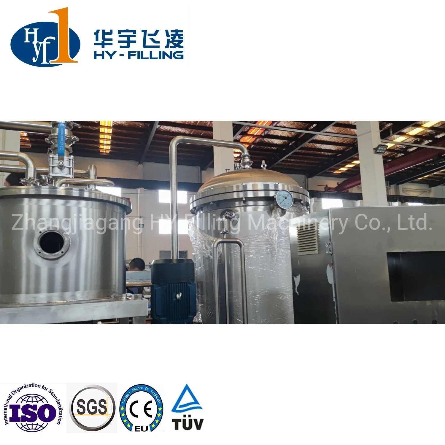 Carnonated Dirnk CO2 Mixer CSD Liquid Beverage Processing Mixing Filling Complete Machine Line