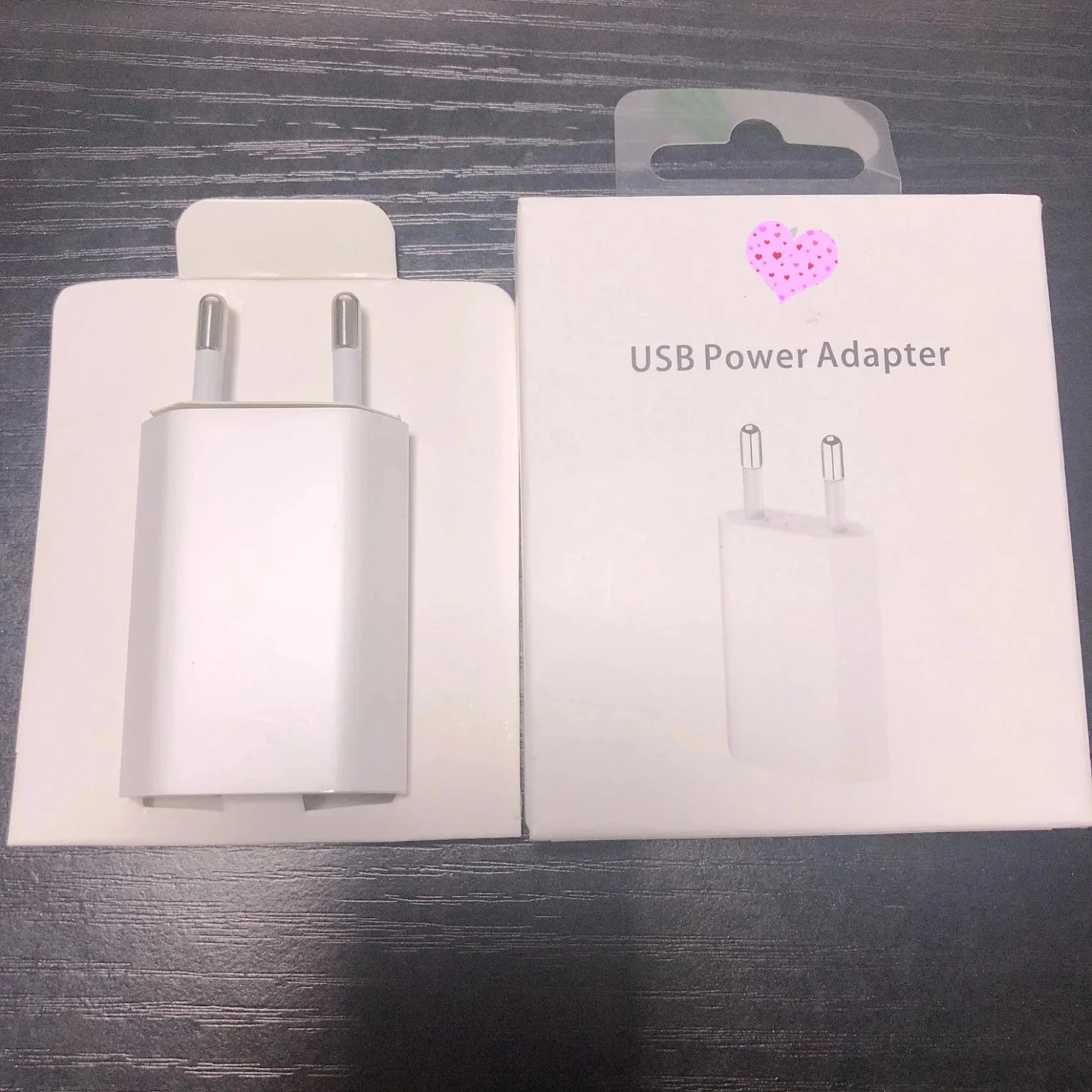 5W, enchufe europeo viajar Cargador de pared USB 5V/1A Carga rápida para el iPhone 6 6s 7 8 Plus X Xs Max Xr Teléfono móvil el adaptador de CA