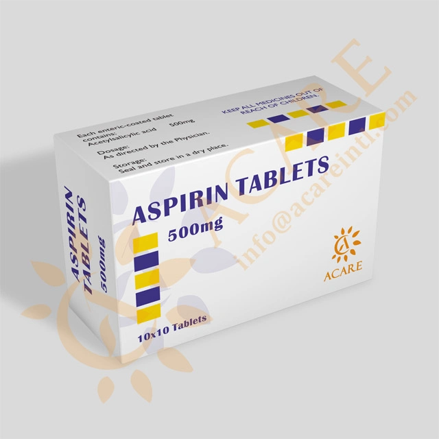 Medicine Companies Aspirin Tablets 100mg; 75mg; 500mg; 300mg